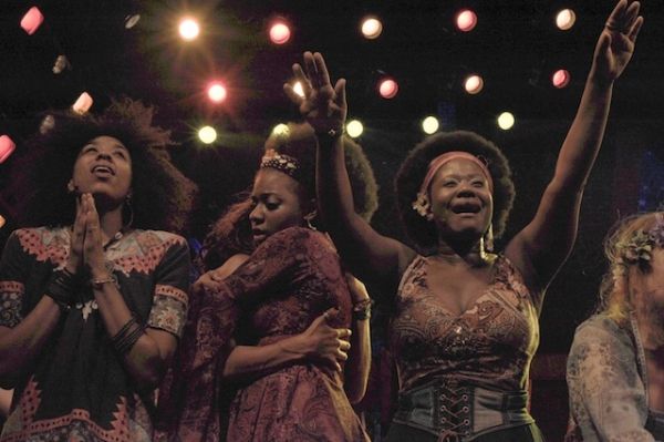 Maya Sharpe & cast of Hair Photo